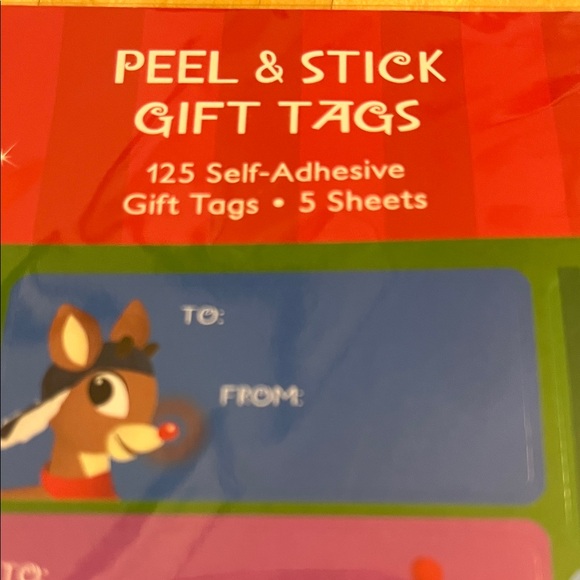 💲Favorite Characters Peel 'n Stick Gift Tags- 6 packs - Picture 5 of 5
